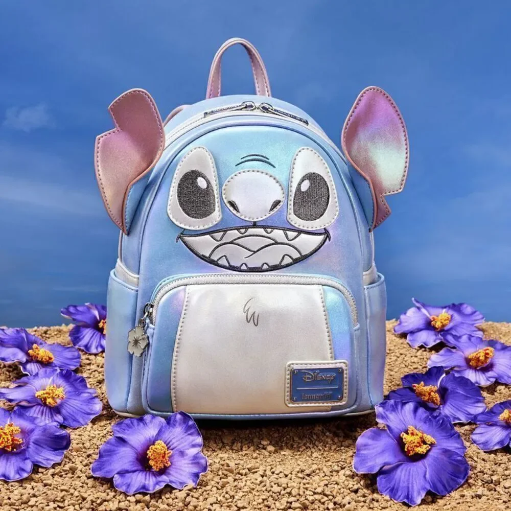 NEW Platinum Stitch Backpack & Wallet Set Limited Disney100 Loungefly NWT
